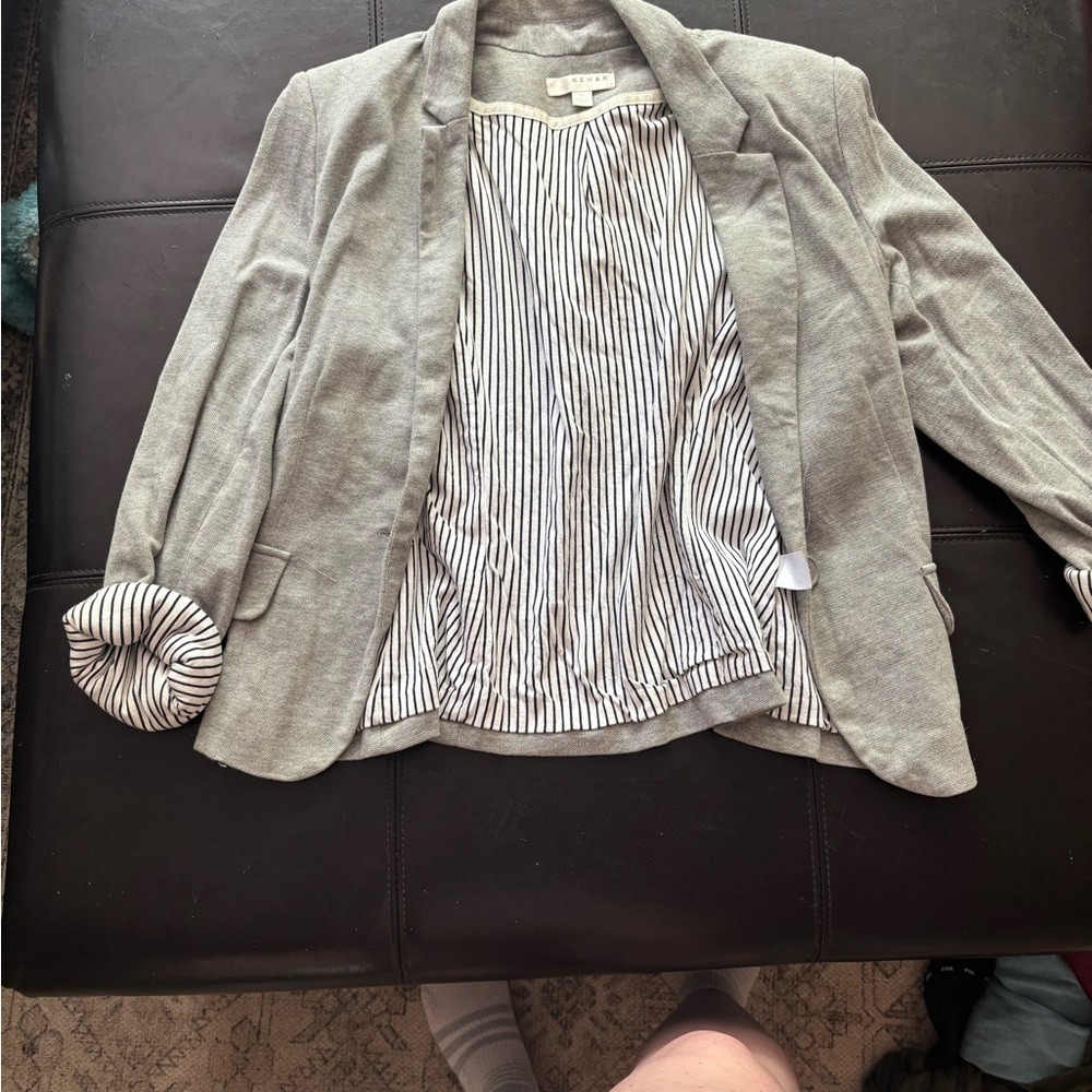 Kenar Gray Blazer Versatile Suit Jacket